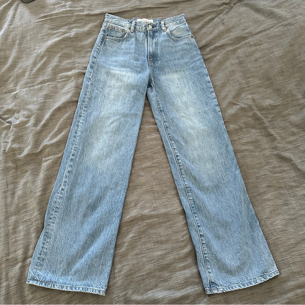 Aritzia Farrah Wide Leg Jeans